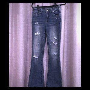 Maurice’s Distressed Flare Jeans